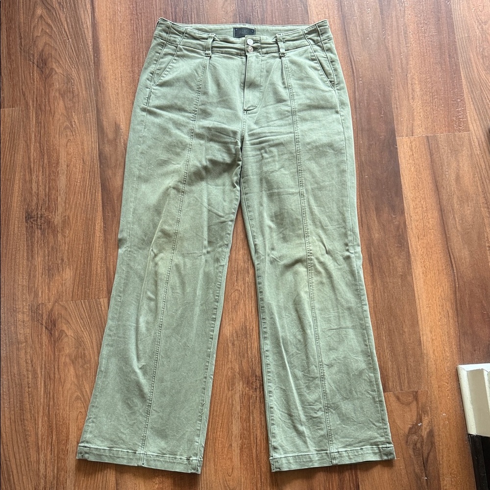 PAIGE Olive Green Trousers
